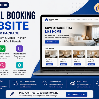 Hostel Website With Source Code