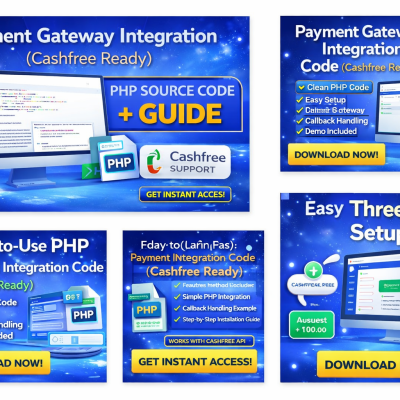 Payment Gateway Integration (Cashfree Ready) | PHP Source Code