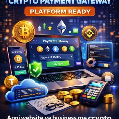 Automatic Crypto Payment Gateway